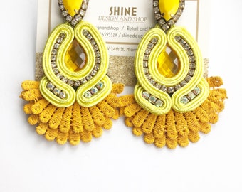 handmade soutache earrings