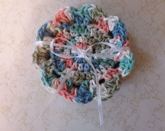 Crochet Coaster / Homedecor/ Handmade / Set of 4 Crochet Coasters/ tea time/ coaster / Crochet/