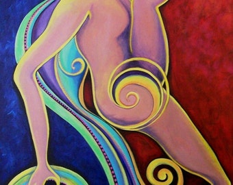 Fight for your mind, original acrylic