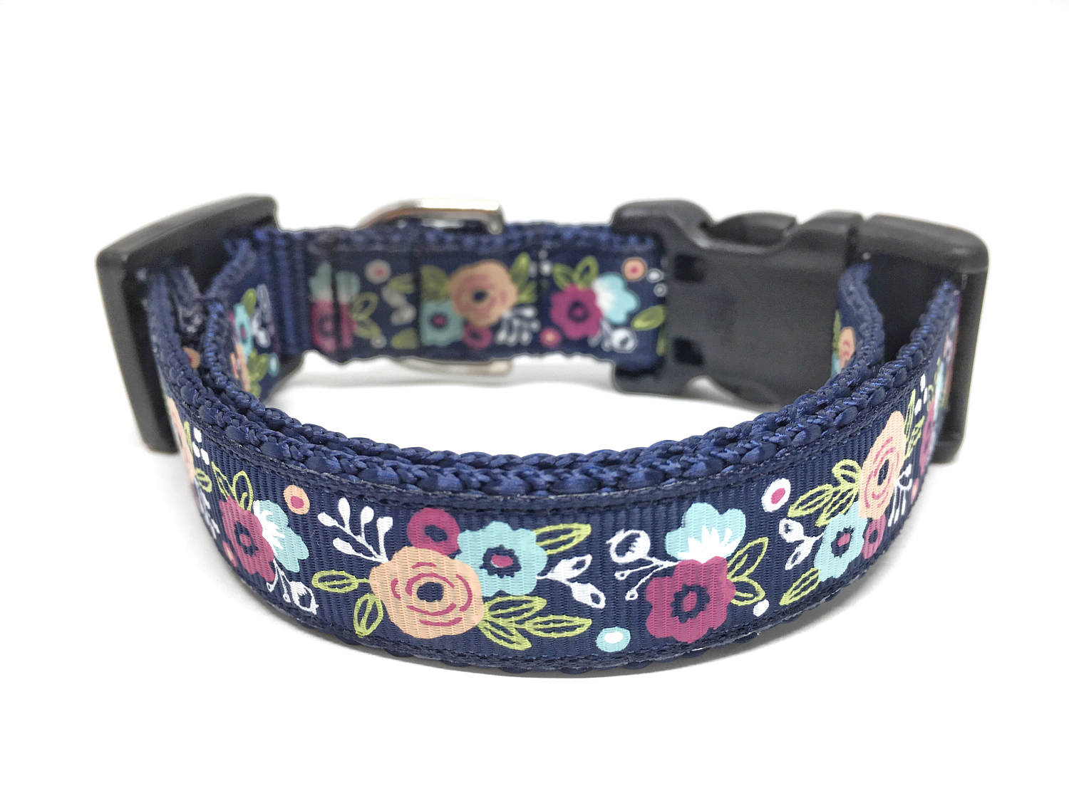 Flower Dog Collar Adjustable Girly Small Dog Collar