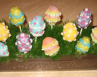 CAKE POPS, Easter Eggs Cake Pops, Easter Cake Pops, Easter Party Favors