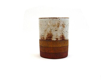 Keramik Sunrise Tumbler, schwarzer Ton