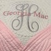 Personalized Baby Quilt - Embroidery Heirloom Quilt -