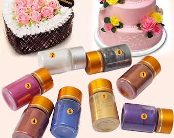 Colorful, edible, gold powder, leaf fondant cake powder, 10g per bottle, home DIY personality Cake \ Biscuits\ Pastry \Food \Baking