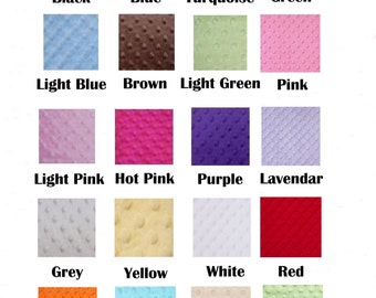 Minky Changing Pad Cover - ALL COLORS