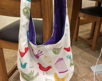 Large homemade hobo bag