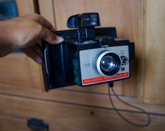 Vintage Collectible 1970s Colorpack 80 Instant Camera, Polaroid Camera, Land Camera, French, Home Decor, Ornament, Gift, Father, Industrial