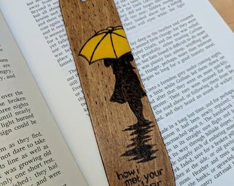How I Met Your Mother Wooden Bookmark