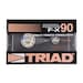 Set of 10 TRIAD F-X90 Blank Cassette Tapes, Type I, Normal Position, Factory Sealed w Box, That's Products, Taiyo Yuden, Cobalt Ferrite