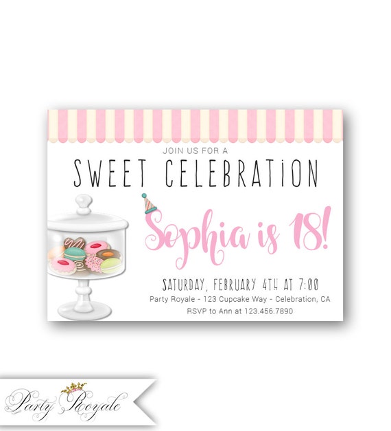 Sweet 18 Invitations 3
