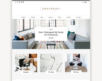 Multipurpose Wordpress Theme | Analogue | Blog and eCommerce Design | Self-Hosted WordPress.org