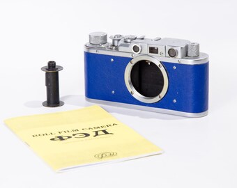 FED 1 Blue Body USSR Leica Camera Refurbished Ready to shoot Warranty