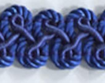 3/4" royal blue gimp braid 12 yards
