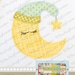 Sleeping Moon Applique Design