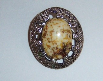 Scottish Style Scarf Clip. Cab Scarf Clip. Mottled Cab Scarf Clip. Scarf Ring. Scarf Clasp.