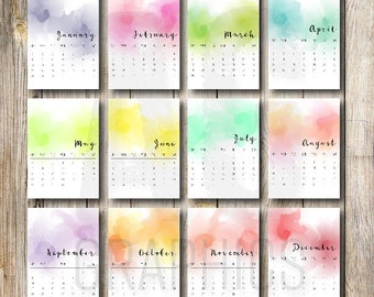 2017 Abstract Desk Calendar