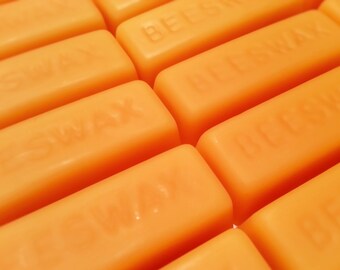 1lb 100% Pure All Natural Local Beeswax 1 Ounce Blocks - Free Shipping!