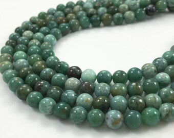 One Full Strand 6mm Australian Jasper Round Beads , Jasper Stone ,Semi Precious Gemstone ,