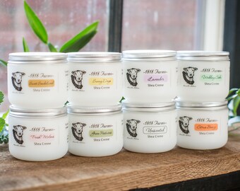 1818 Farms Shea Creme - Shea Butter Body Balm (8 oz)