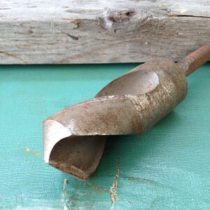 Big Drill Bit Industrial Factory Very Big Drill Bit Vintage Tool Drill Bit Gigantic Big Drill Bit 6 1/2" Long Drill Bit Vintage Tools