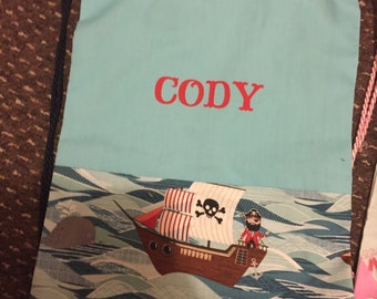 Child's drawstring bag-school bag