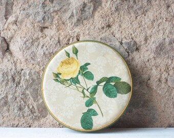 Vintage French Fabric Covered Chocolate Box