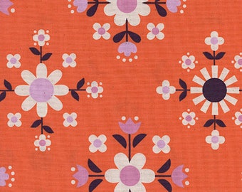 Florametry in Sweet Orange -Welsummer -Kim Kight for Cotton + Steel
