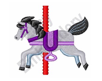Carousel Horse - Machine Embroidery Design