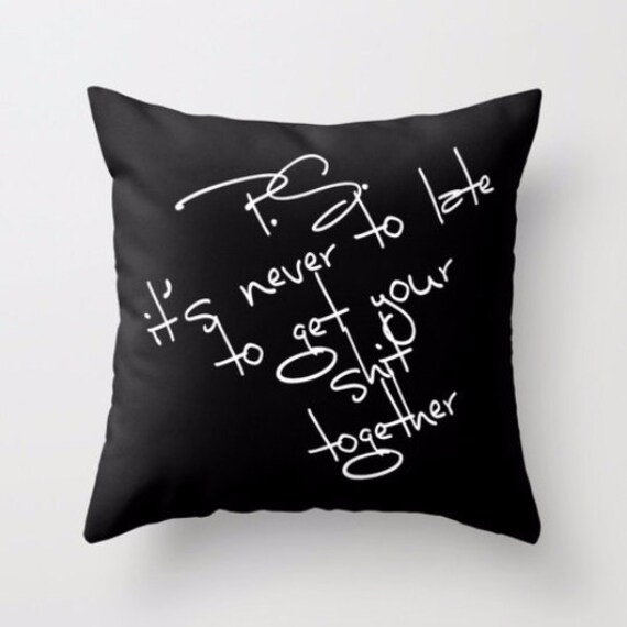 The P.S. Pillow w/ Insert Home Decor | Pillow | Bedding | Dorm Room Bedding | Decorative Pillow |