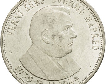 coin slovakia 50 korun 1944 au(50-53) silver km10