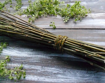 30" Extra-long willow twigs Willow bundle Eco friendly natural decor Vase filler Farmhouse style Rustic decor Eco wood decor Craft supply