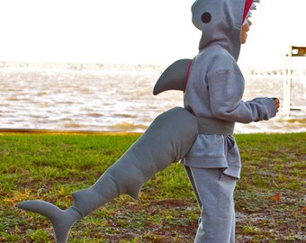 Shark Costume Pattern - "Shark Bait" by JustSewOlivia