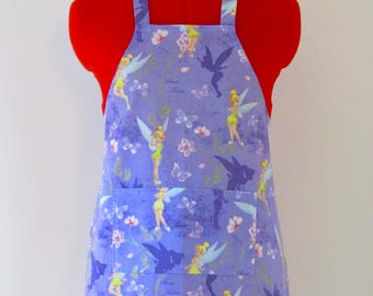 Kids Apron - Tinker Bell Children's Apron - Childs Apron - Kitchen Accessory