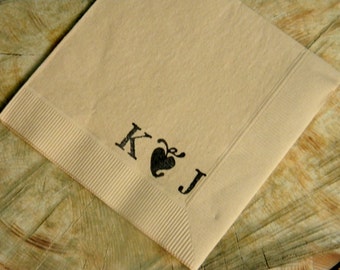 Rustic Wedding Dinner Napkins 5