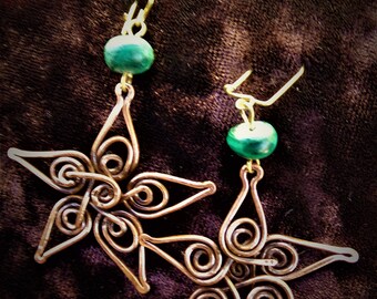 ESTELLA copper earrings