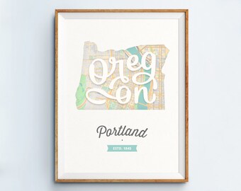 Portland Print - Portland Art - Portland Poster