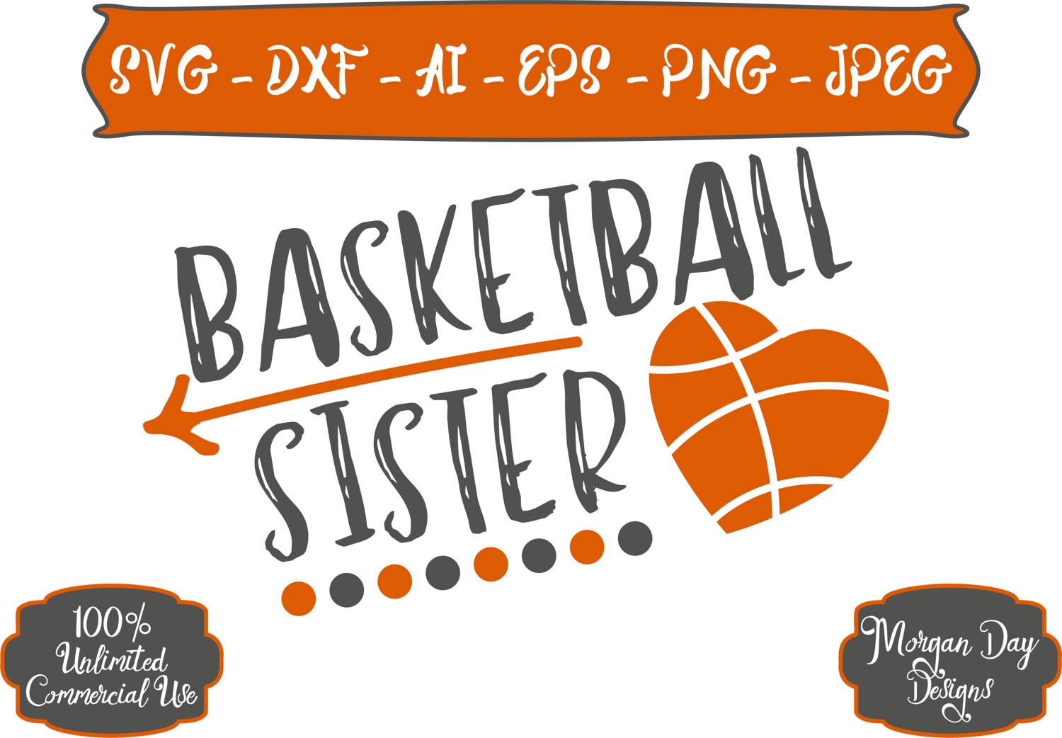 Download Basketball Sister SVG Basketball SVG Sister SVG Sports