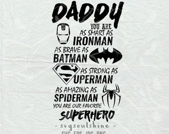 Download Superhero dad | Etsy