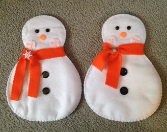 Felt Snowmen