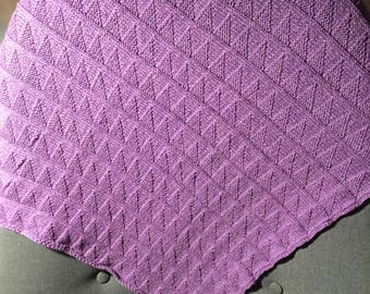 Patterned Cotton Pram/Baby Blanket