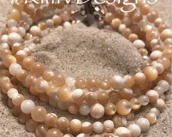 Mother of pearl multi tier bracelets
