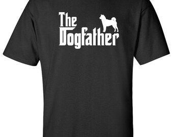 The Dogfather Shiba Inu Dog Logo Graphic TShirt