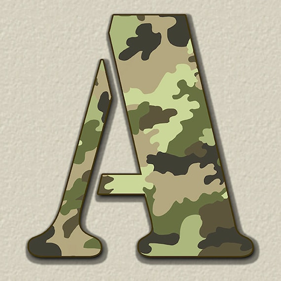 camouflage digital alphabet camo alphabet clipart printable