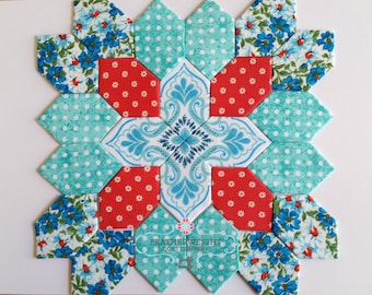 Lucy Boston Patchwork of the Crosses - Traditional / Modern Block # 10