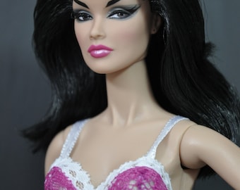 FR2 Fashion Royalty Handmade outfit Nu Face Barbie doll 12" knitting dress Integrity Toys Poppy Parker Victoire Roux Color Infusion clothes