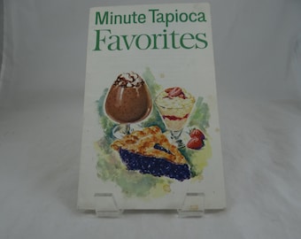 Vintage 1975 Minute Tapioca Favorites Pamphlet Cookbook