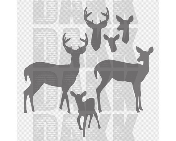 Free Free 344 Deer Family Svg SVG PNG EPS DXF File