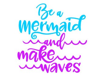 Mermaid quote | Etsy