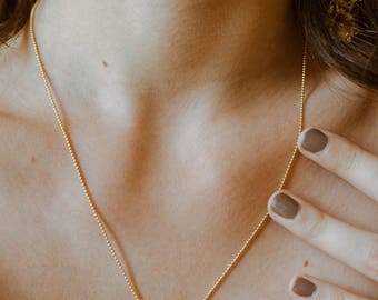 Gold Mary Necklace- 14k Gold Virgin Mary Necklace