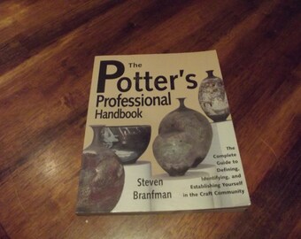 Pottery Book - The Potter's Professional Handbook- Pottery Supplies- Pottery Instruction, How to Make Pottery, Pottery Book, Ceramics Book